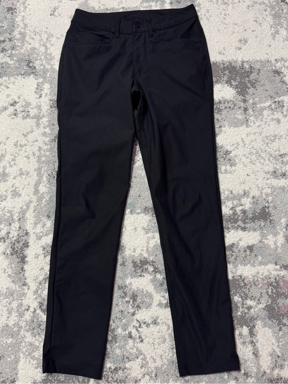 lululemon athletica Men's Black Slim Stretch Chinos
